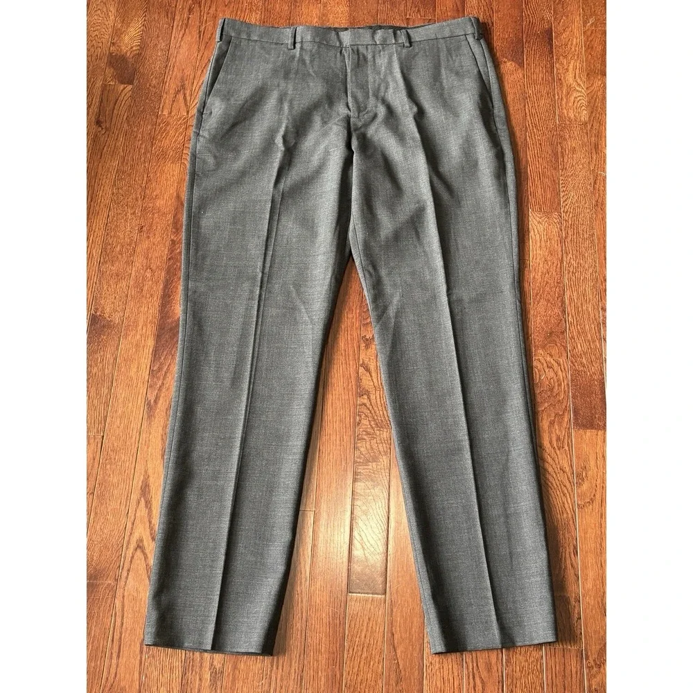 J. Crew Men's‎ Bowery Dress Pants 38 x 34 NWT Gray Wool Blend
